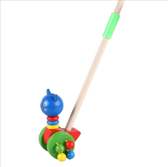8 Kinds Children Baby Toddler Stroller Baby Walking Single-pole Push Learning To Walk Wooden Toys Baby Walker Toy Wind Up Toys