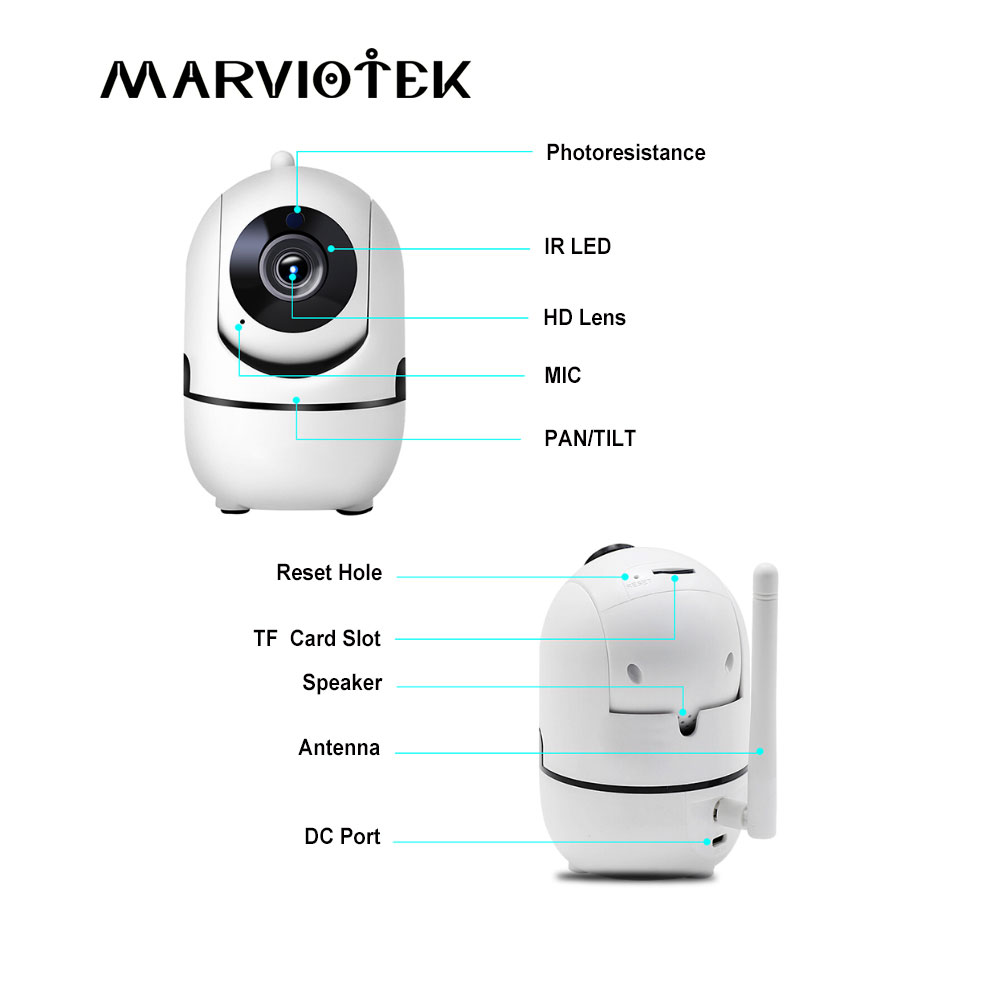 1620P Wireless IP Camera Wifi 360 CCTV Camera Mini Pet Video Surveillance Camera With Wifi Baby Monitor ycc365 1080P Smart Home