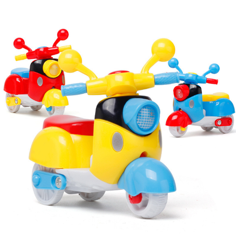1pc Baby Inertia Mini Motorcycle Car Toys for Children Kids Plastic Simulation Motorcycle Early Learning Funny Birthday Gifts