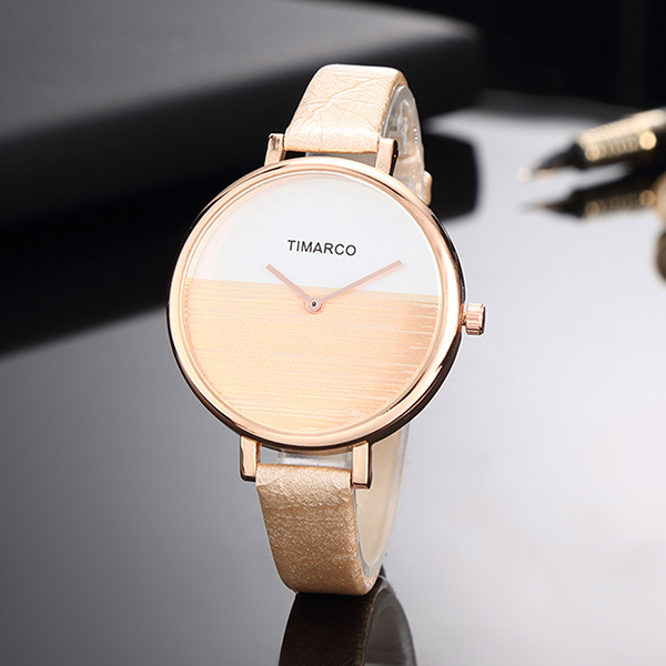 Hot Fashion Women Watches Casual Big Dial Leather Ladies Wrist Watch Minimalist Female Analog Quartz Clock