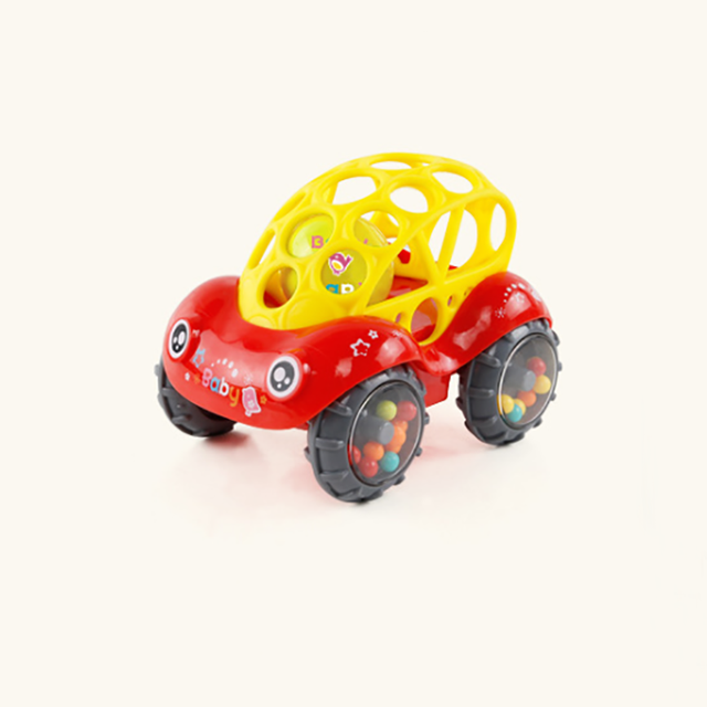 Baby Toys 0-12 Months Rattles Car Toys Hand Bells for Newborns Soft Teether Sensory Toy Educational Toys for Children Boys Gifts