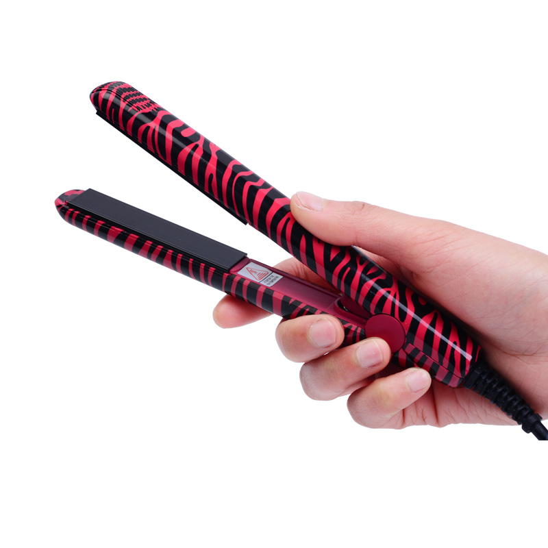 Hair Mini Straightening Irons Hairs Flat Iron Curling With EU Plug Adapter Salon Styling Tools Straightener