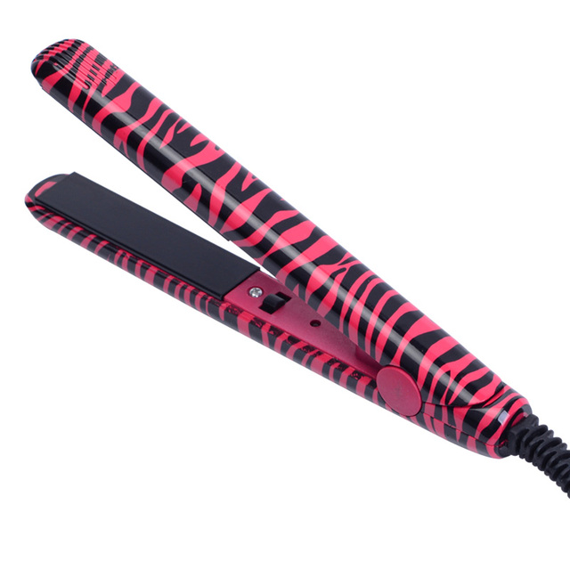 Hair Mini Straightening Irons Hairs Flat Iron Curling With EU Plug Adapter Salon Styling Tools Straightener