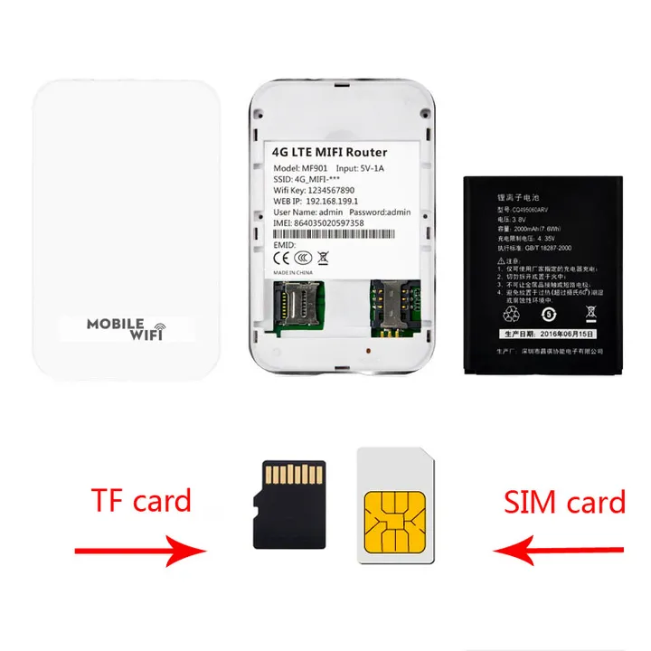 Wireless 3G 4G Lte Portable Pocket Mobile Hotspot Car Wi-fi Router 4G Wifi mini Router