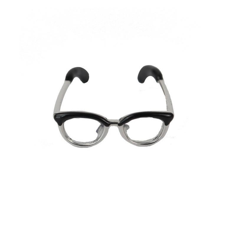 New Trendy Cute Minimalist Glasses Ring For Women Girls Open Couple Rings Adjustable Finger Jewelry Fashion Accessories