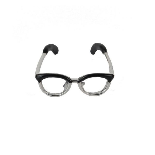 New Trendy Cute Minimalist Glasses Ring For Women Girls Open Couple Rings Adjustable Finger Jewelry Fashion Accessories