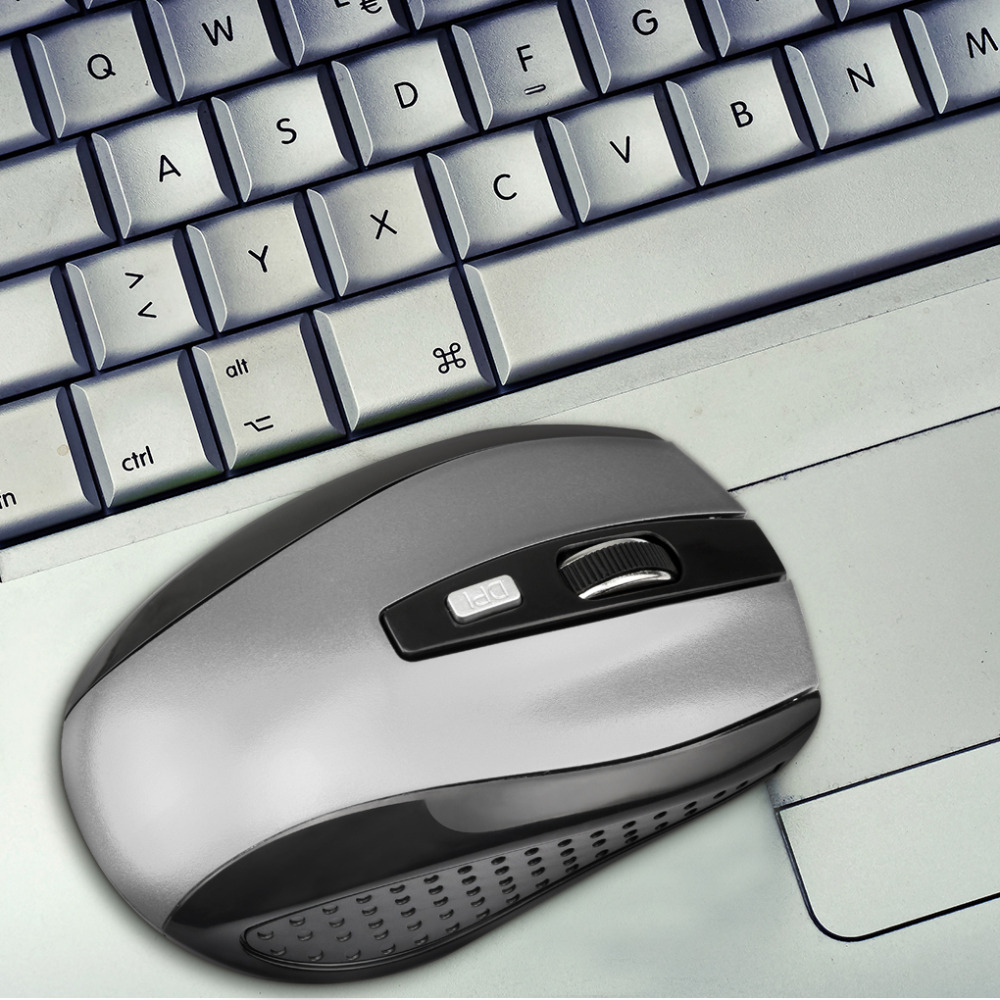 2.4GHz Wireless Mouse Adjustable  DPI Mouse 6 Buttons Optical Gaming Mouse Gamer Wireless Mice with USB Receiver for Computer PC