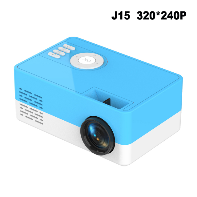 Mini Projector for Home Theater 480x360 Pixels 1080P Supported  HDMI-Compatible USB Audio Video Mini Beamer