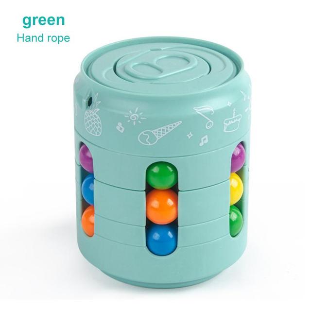 Antistress Cube Magic Can Spinning Top Little Magic Bean Pops Children's Decompression Relax Pressure Brinquedos Fidget Toys