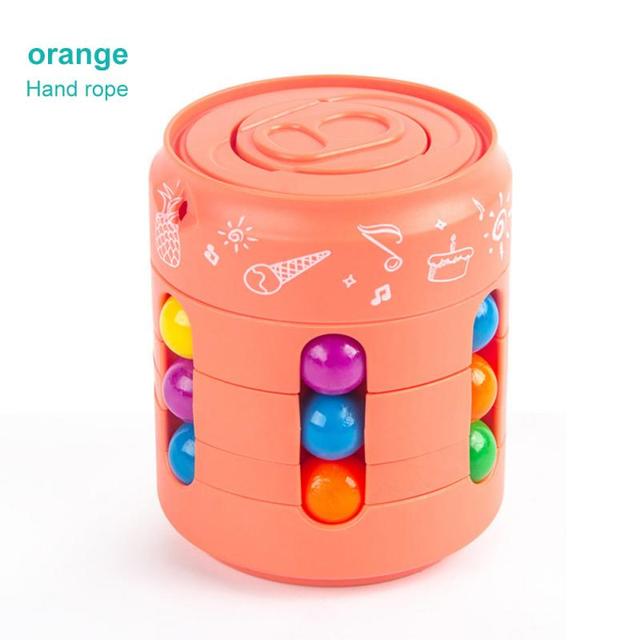 Antistress Cube Magic Can Spinning Top Little Magic Bean Pops Children's Decompression Relax Pressure Brinquedos Fidget Toys