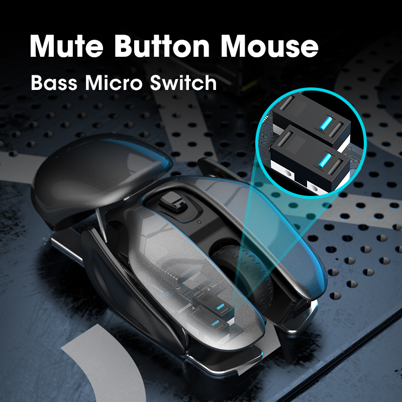 Best Price For Mute Ergonomic Mouse Wireless Gaming Mouse Aluminum