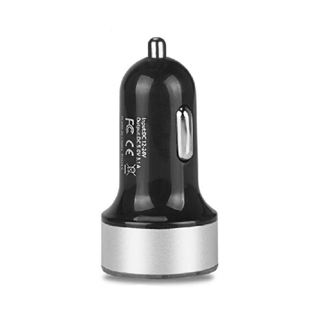 Dual USB Car Charger 3.1A With LED Display Universal Mobile Phone Car-Charger for Xiaomi Samsung S8 iPhone 6s 7 8 Plus 11 Table