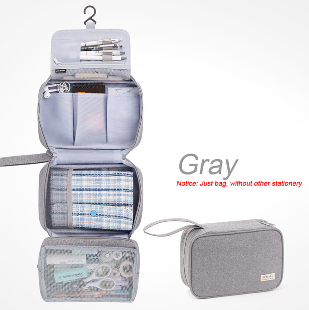 Multifunction Large Capacity Folding Pencil Case Creative Stationery Organizer Storage Pouch School Student Pen Bag Holders
