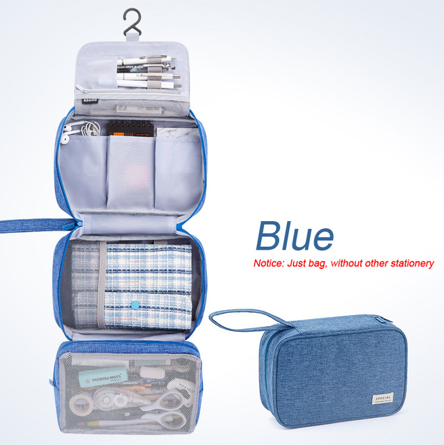Multifunction Large Capacity Folding Pencil Case Creative Stationery Organizer Storage Pouch School Student Pen Bag Holders