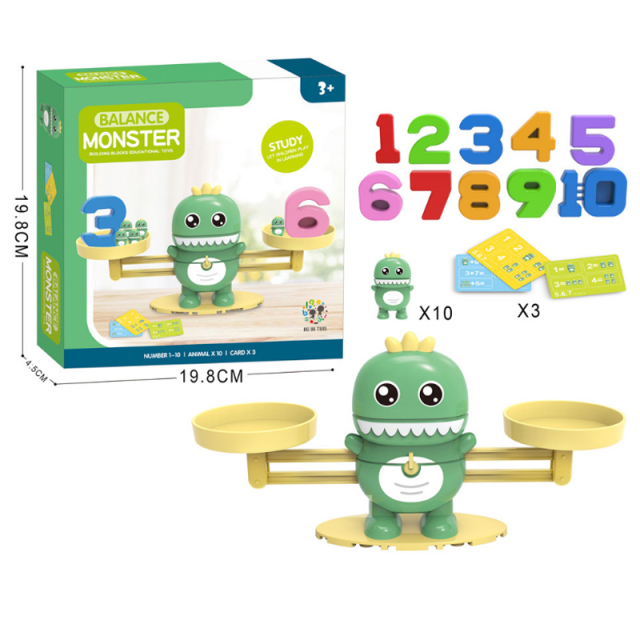 Math Toy Montessori Digital Balance Scale Learning Educational Toys Balancing Scale Number Board Game Preschool Toys For Kids