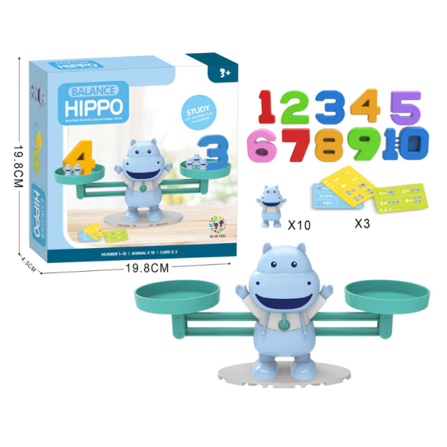 Math Toy Montessori Digital Balance Scale Learning Educational Toys Balancing Scale Number Board Game Preschool Toys For Kids