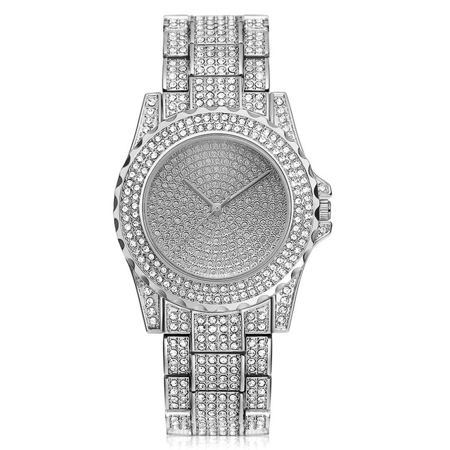 Feminino Relogio Women Watches Crystal Full Steel Ladies Wristwatch Quartz Woman hombre montre femme
