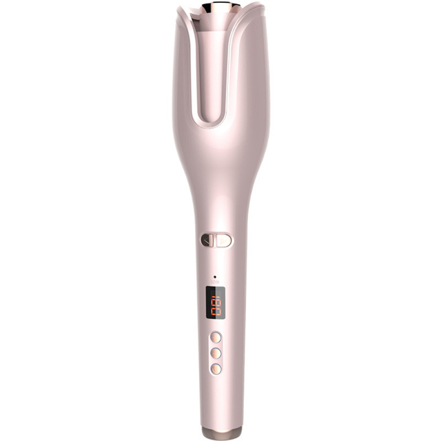 Automatic Hair Curler LCD Digital Display Women Hair Curling Iron One Step Wave Rotating Tool Ceramic Heating Anti-Scalding