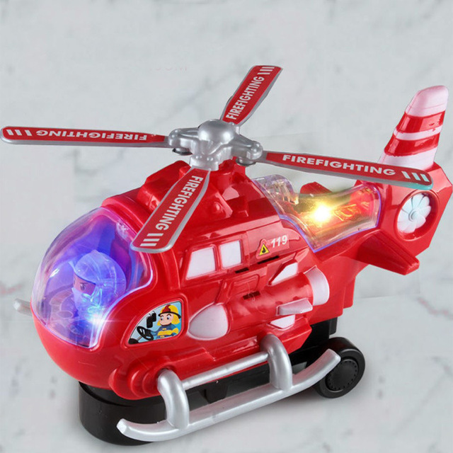 Electric Light Musical Plane Electronic Universal Helicopter Children's Big Size Plane Toy For Children Interactive Toys For Kid