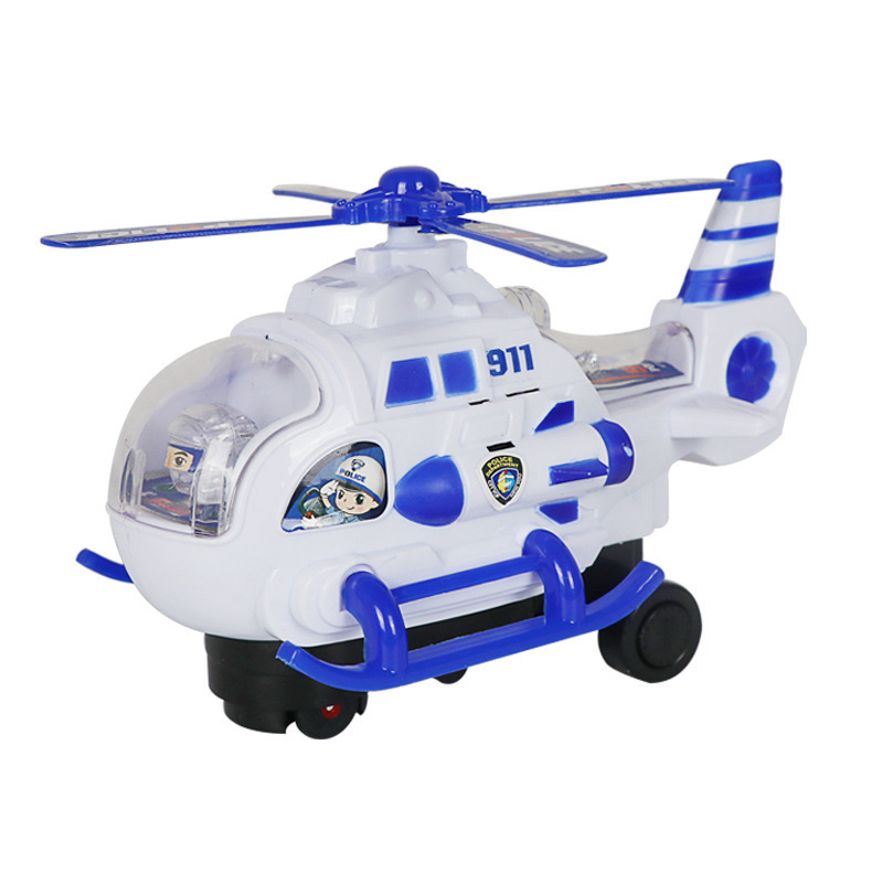 Electric Light Musical Plane Electronic Universal Helicopter Children's Big Size Plane Toy For Children Interactive Toys For Kid