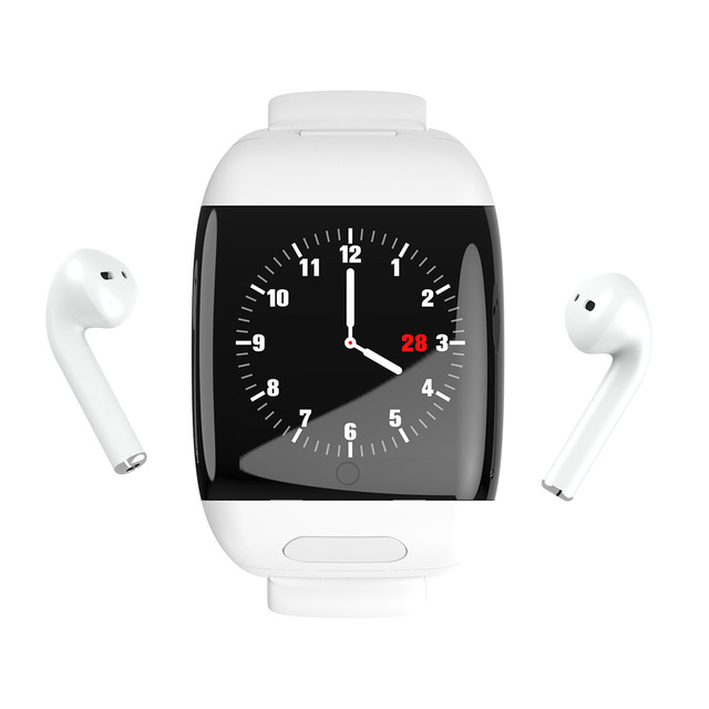 Smart Watch Women Men Hear Rate Blood Pressure for Bracelet Bluetooth Earphone 2 In 1 BT 5.0 Smart Watch BT Call Siri