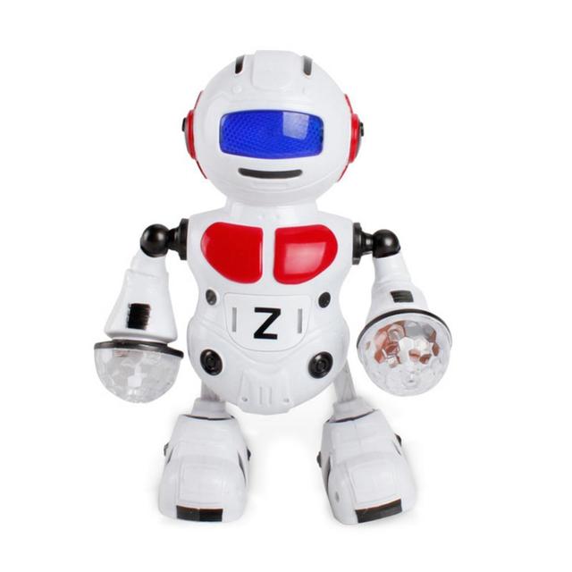 Electronic Robot Toy Space Dancing Robots Flashing Musical Automatic Robot Kids Boy Toy Gift