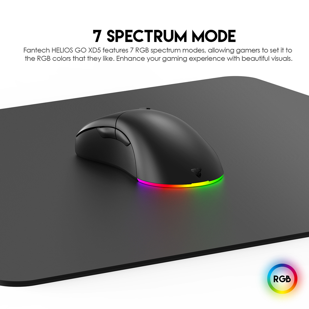 Professional Gaming Mouse PIXART3370 19000DPI 1000Hz 400ips 6 Macro Buttons RGB Mice For Laptop PC LOL FPS Gamer