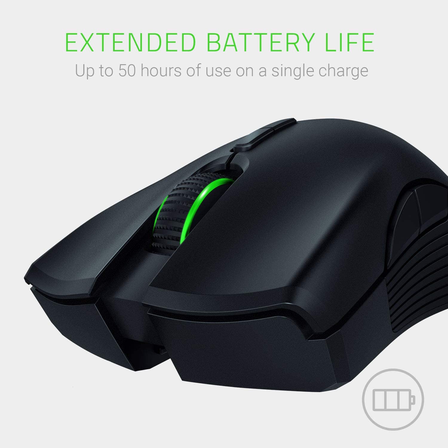 Wireless Gaming Mouse: 16,000 DPI Optical Sensor - Chroma RGB Lighting - 7 Programmable Buttons - Mechanical Switche