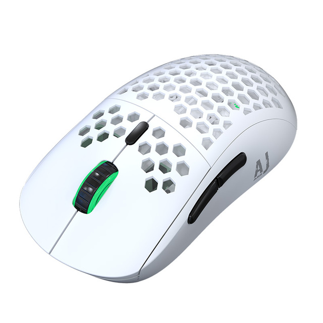 2.4G Wirless Gaming Mouse 10000DPI PMW3325 Sensor Dual Mode Mouse Rechargeable Honeycomb Portable Mice for Laptop