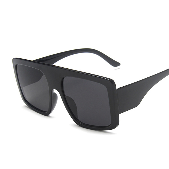 Fashion Pink Square Sunglasses Women Oversized Big Frame Sun Glasses Female Luxury Brand Designer Vintage Gradient Oculos