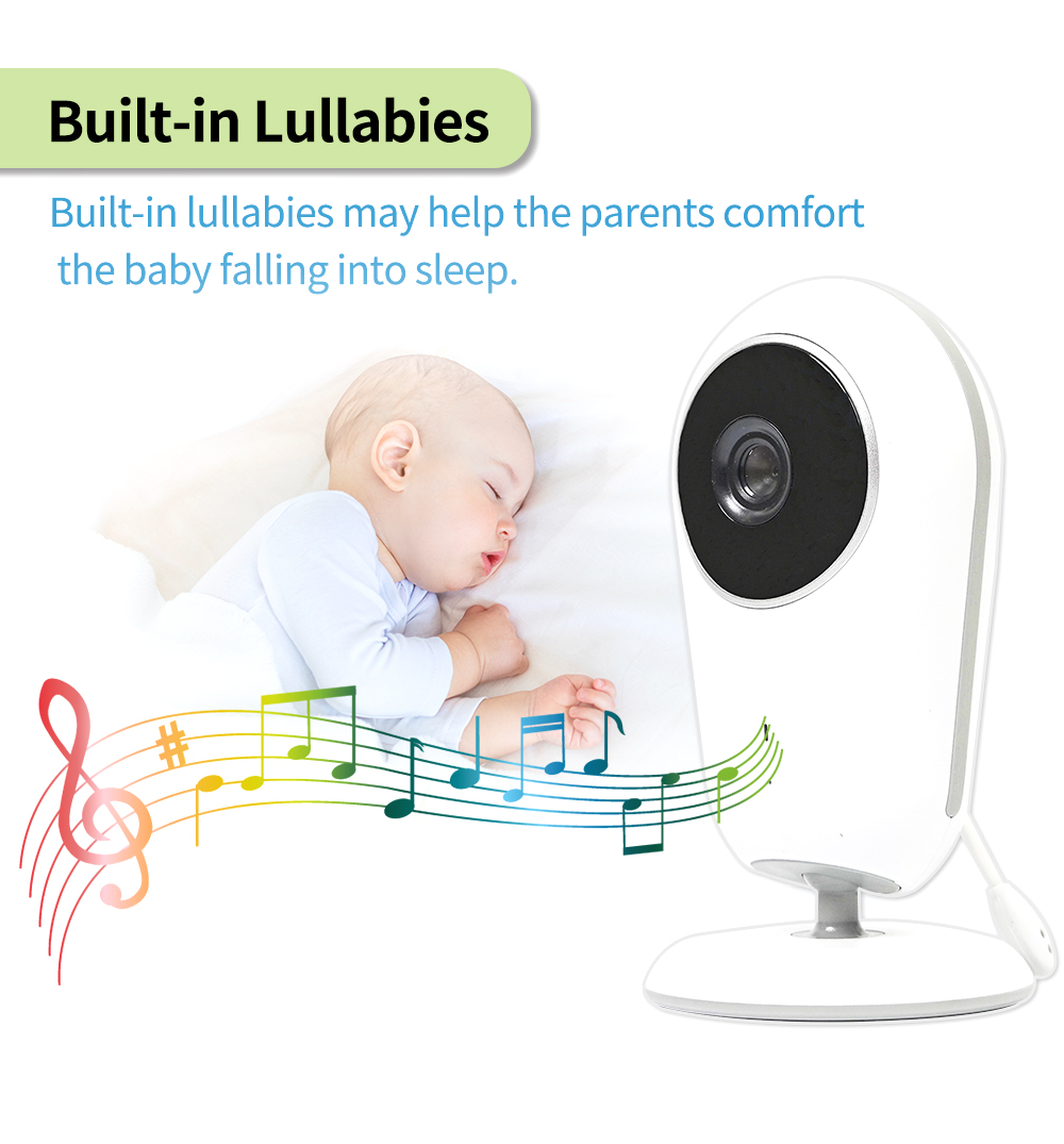 4.3 inch Wireless Video Baby Monitor Sitter portable Baby Nanny Security Camera IR LED Night Vision intercom