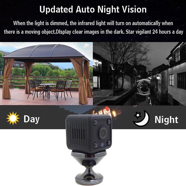 4K Mini WiFi IP Camera Built-in Battery CCTV Wireless Security HD Surveillance Micro Camera Night Vision Baby Monitor