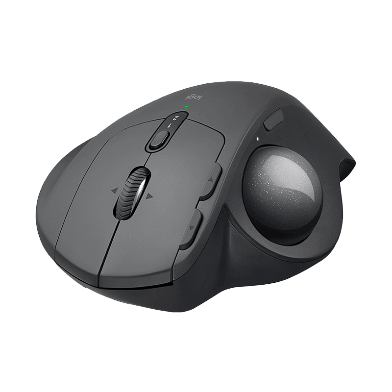 MX Ergo Wireless Trackball Mouse With 2.4G Bluetooth CUSTOMIZED COMFORT RECHARGEABLE Mice for Office Drawing Laptop