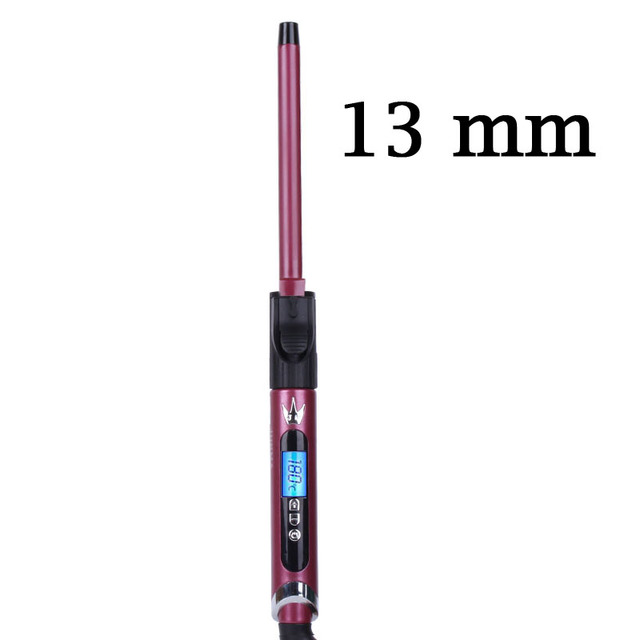 Curling Iron For Women hair tongs styling tools Super thin long curly hair bar rotating net red pink Teddy roll wool small