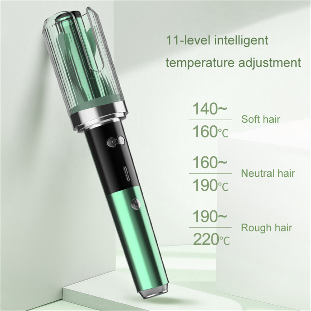 Automatic Curling Iron LCD Ceramic Rotating Hair Waver Magic Curling Wand Irons Hair Styling Tools Adjustable Temperature Irons
