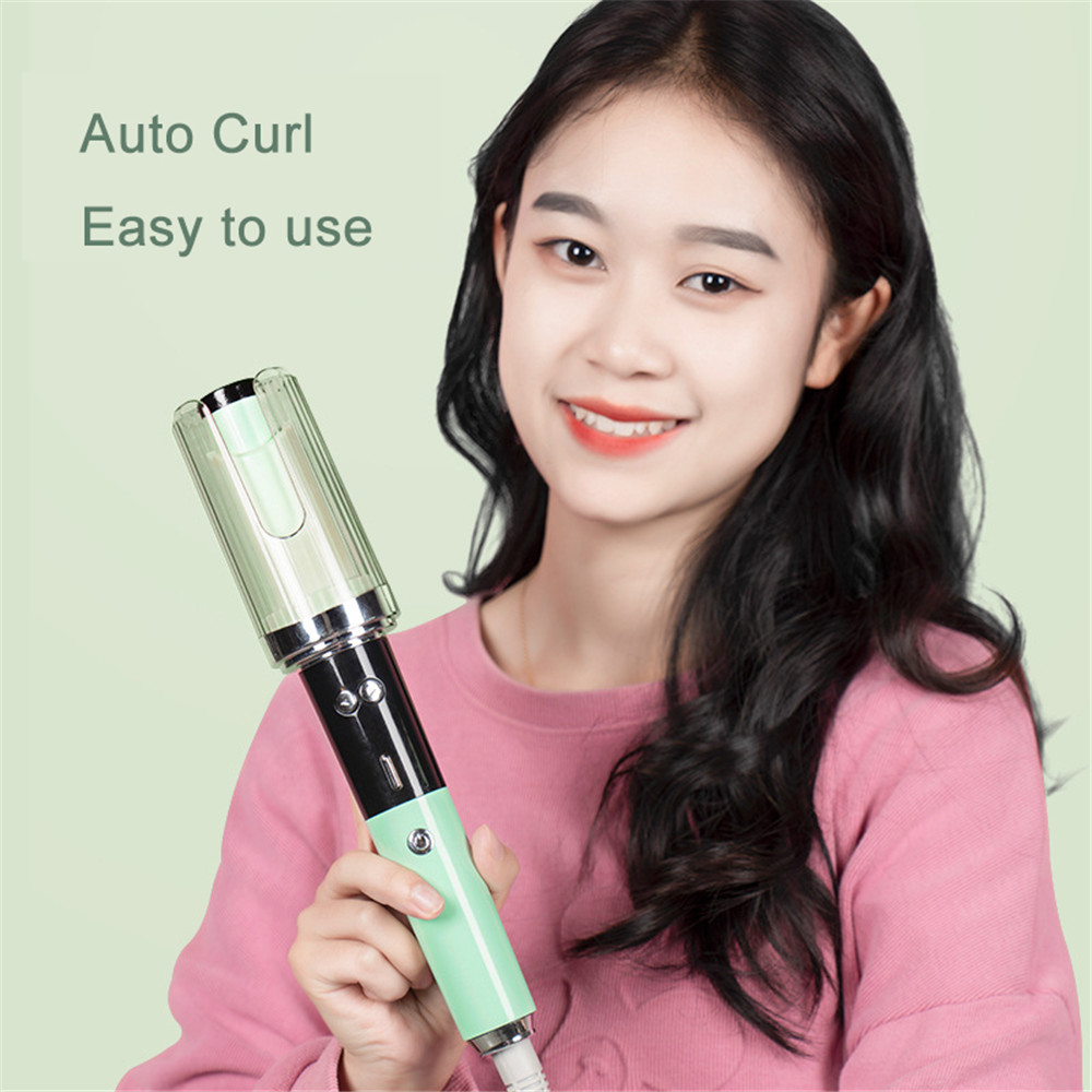 Automatic Curling Iron LCD Ceramic Rotating Hair Waver Magic Curling Wand Irons Hair Styling Tools Adjustable Temperature Irons