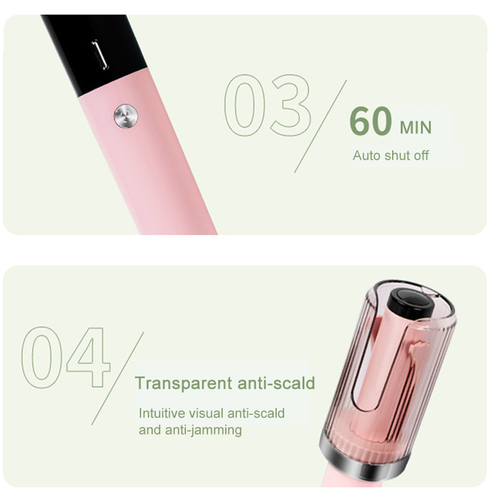 Automatic Curling Iron LCD Ceramic Rotating Hair Waver Magic Curling Wand Irons Hair Styling Tools Adjustable Temperature Irons