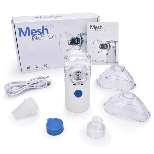 Stock Portable Nebulizer Inhaler Adult Nebulizador Portatil Medical Equipment Humidifier Health Care Inalador Adulto USB