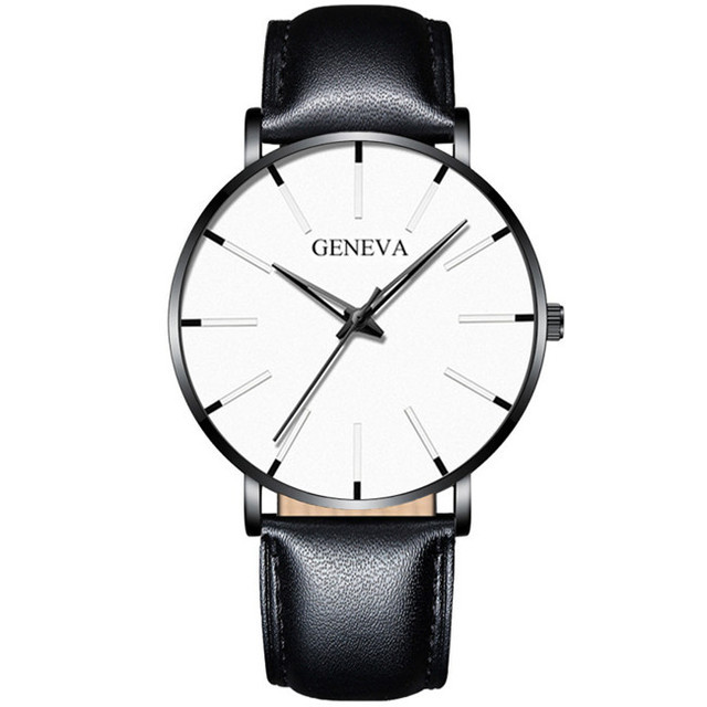 Fashion Mens Business Watches Luxury Gold Stainless Steel Mesh Belt Quartz Wrist Watch Luminous Clock Men Casual Leather Watch