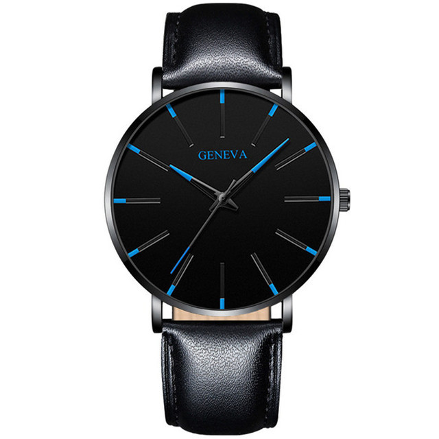 Fashion Mens Business Watches Luxury Gold Stainless Steel Mesh Belt Quartz Wrist Watch Luminous Clock Men Casual Leather Watch