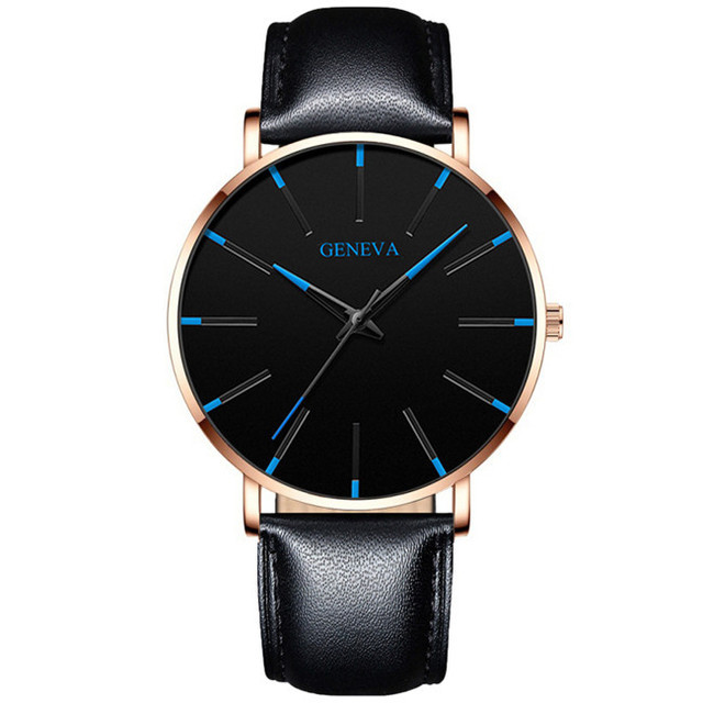 Fashion Mens Business Watches Luxury Gold Stainless Steel Mesh Belt Quartz Wrist Watch Luminous Clock Men Casual Leather Watch
