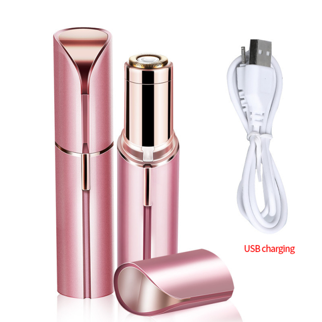 Electric Eyebrow Trimmer Mini Eye Brow Epilator Facial Lipstick Shape Hair Removal Portable Women Painless Razor Shaver Tool