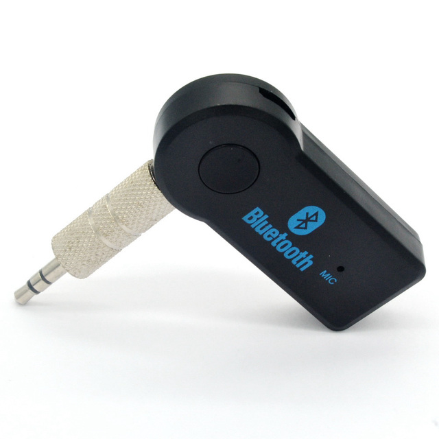 2 in 1 Wireless Bluetooth Music Audio 5.0 Receiver 3.5mm Streaming Auto A2DP Headphone AUX Adapter Connector Mic Handfree Car PC