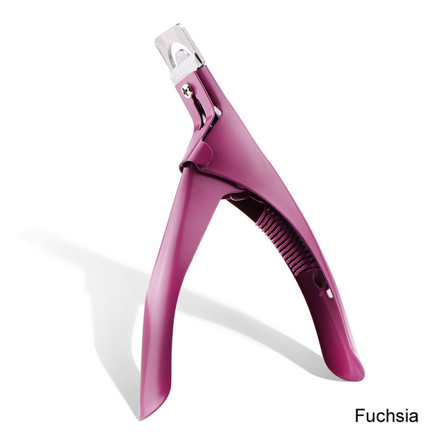 Professional Nail Art Clipper Special type U word False Tips Edge Cutters Manicure Colorful Stainless Steel Nail Art Tools