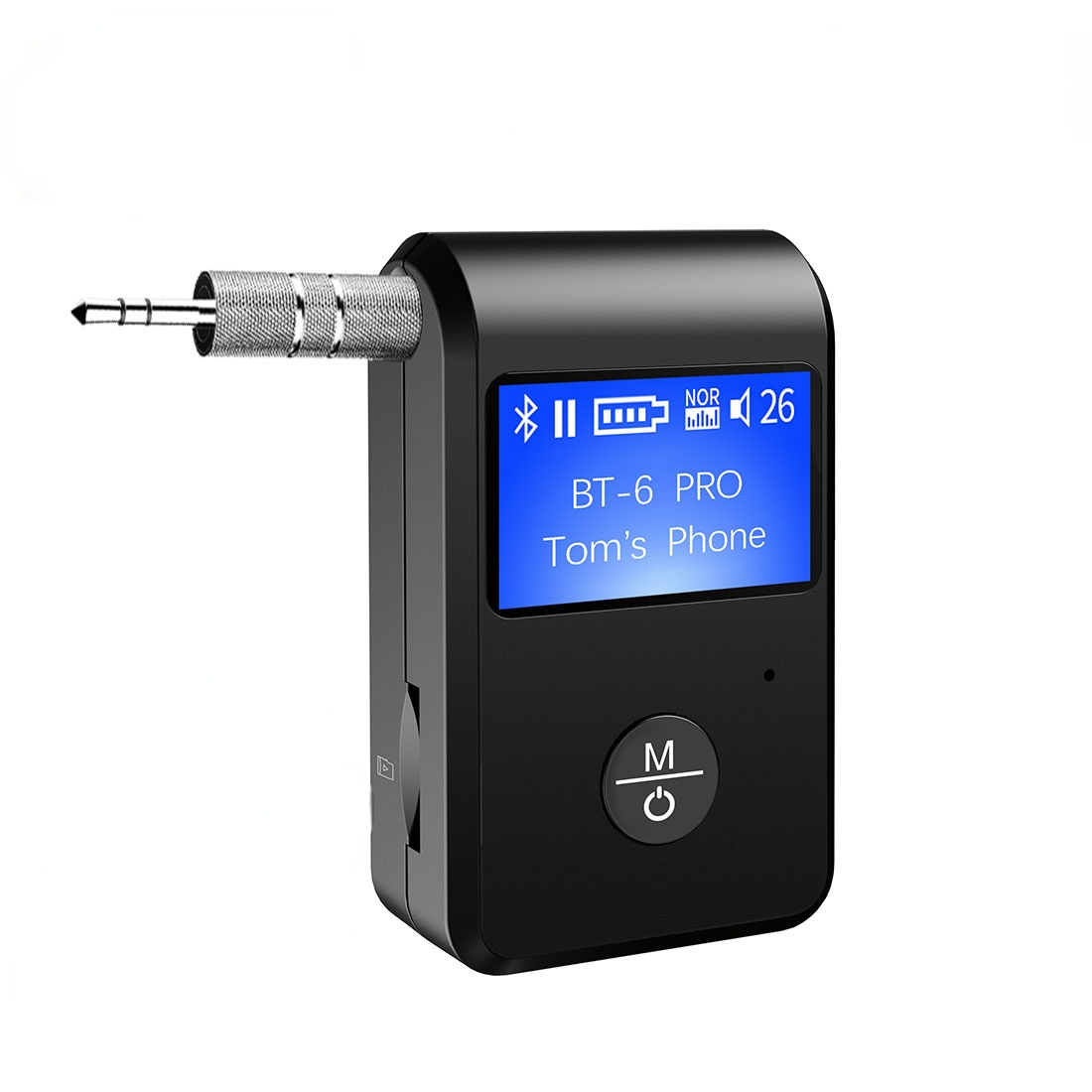 Bluetooth 5.0 Audio Receiver HIFI Stereo TF Card LED Display Wireless Adapter 3.5mm Aux Handsfree Car Kit For Speaker Headphone