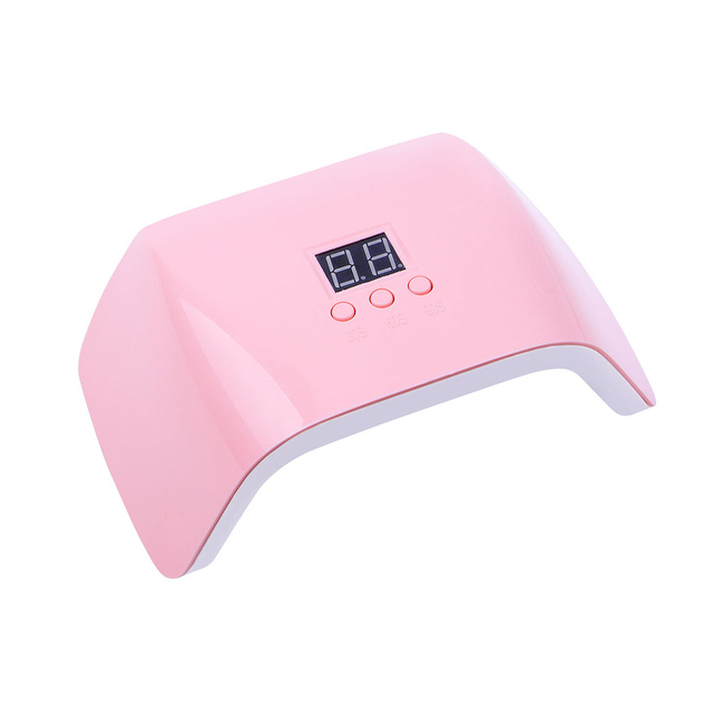 UV LED Nail Drying Lamp 120W Nail Dryer Gel Polish Light with 3 Timer Setting LCD Display Auto Sensor Nail Polish Curing Lamp
