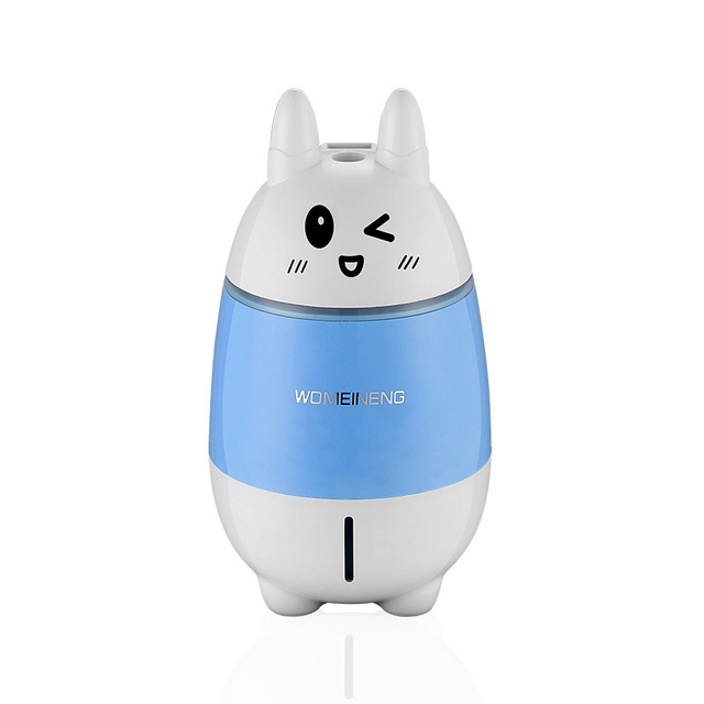 New 320ML Mini Ultrasonic Air Humidifier LED Lamp USB Essential Oil Diffuser Car Purifier Aroma Anion Mist Maker With Light