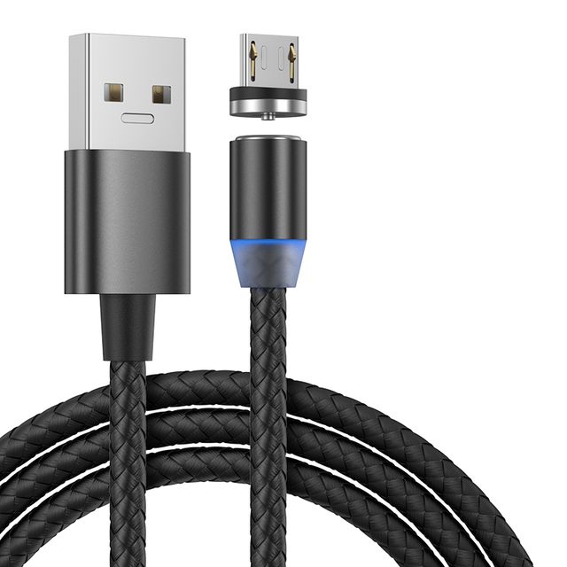 USB Magnetic Charging Cable for Micro Type-C 8 Pin Fast Charging Cable