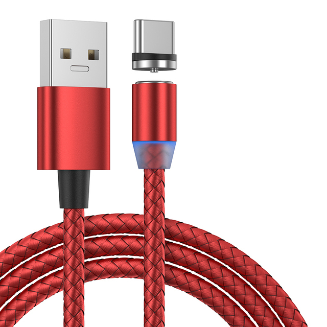USB Magnetic Charging Cable for Micro Type-C 8 Pin Fast Charging Cable