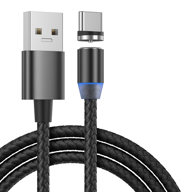 USB Magnetic Charging Cable for Micro Type-C 8 Pin Fast Charging Cable
